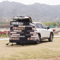 Magnetic Tailgate Privacy Curtain - Instant Shade & Privacy for SUV/MPV Camping, Changing & Road Trips, Portable & Easy Setup