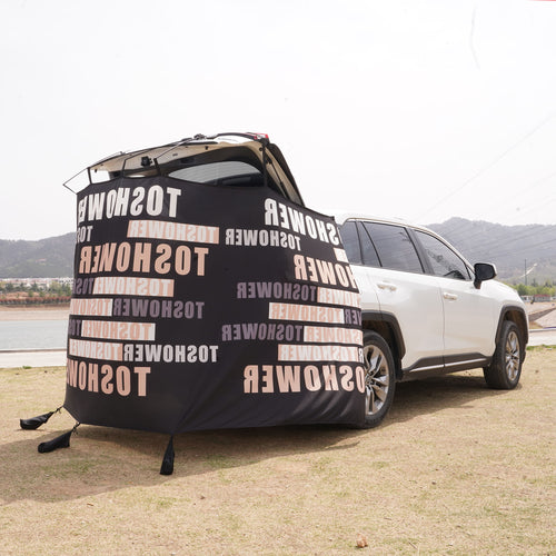 Magnetic Tailgate Privacy Curtain - Instant Shade & Privacy for SUV/MPV Camping, Changing & Road Trips, Portable & Easy Setup